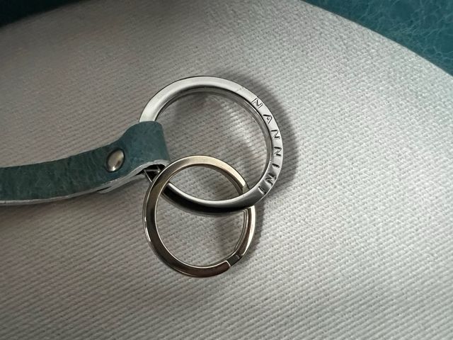 Nannini borsa in nappa turchese