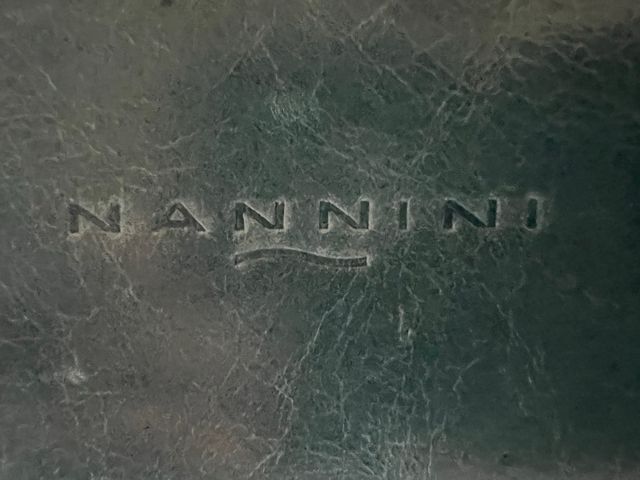 Nannini borsa in nappa turchese