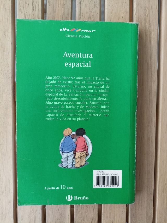 Libro infantil aventura espacial