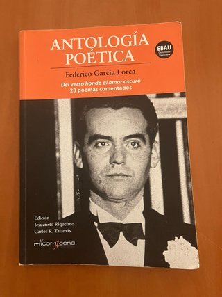 libro antología poética de Lorca