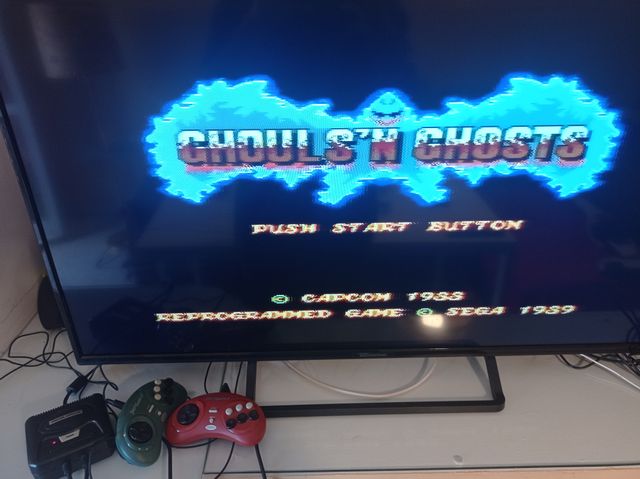 SEGA MEGADRIVE RADICA STREET FIGHTER 2 & GOSHTS F