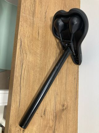 Sillín y tija de 28 mm Decathlon