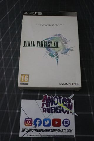 FINAL FANTASY XIII COLLECTOR PS3 COMPLETO