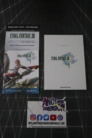 FINAL FANTASY XIII COLLECTOR PS3 COMPLETO