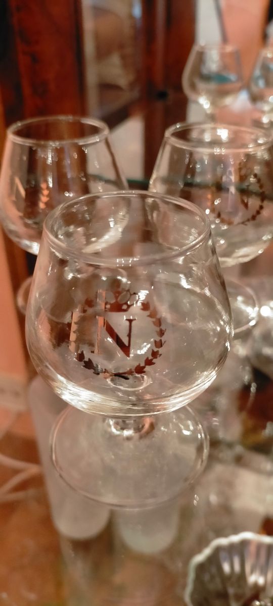 Juego 3 copas de Brandy Vintage