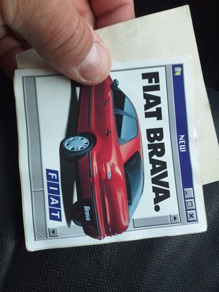 Adesivi auto fiat anni 90