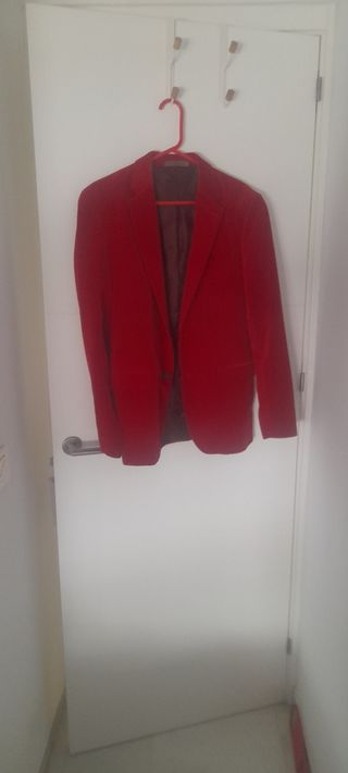 Americana terciopelo zara