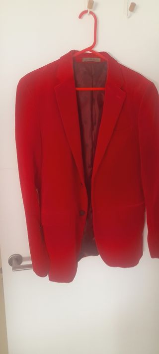 Americana terciopelo zara