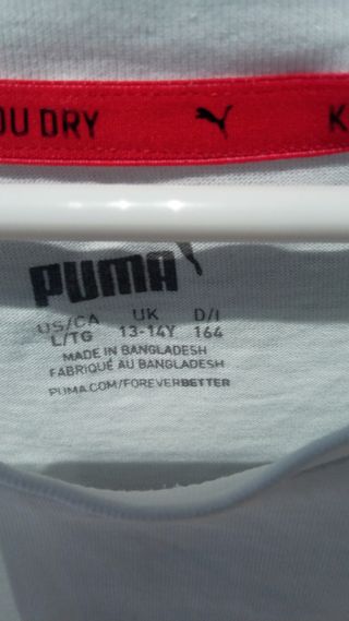 Camiseta puma niño