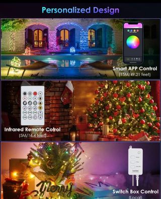 Guirnalda luces led 20 M bluetooth.