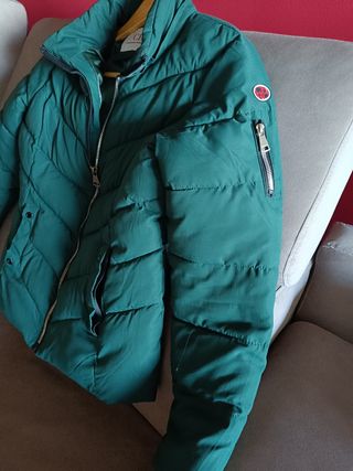 Parka verde señora