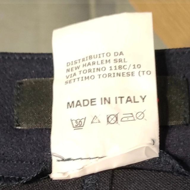 Pantalone blu da donna