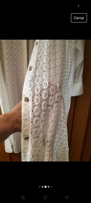 Camisa,vestido,sobrecamisa zara xs