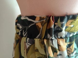 PANTALON DE SEDA PALAZZO ESTAMPADO TALLA GRANDE