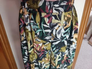 PANTALON DE SEDA PALAZZO ESTAMPADO TALLA GRANDE
