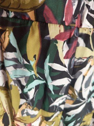PANTALON DE SEDA PALAZZO ESTAMPADO TALLA GRANDE