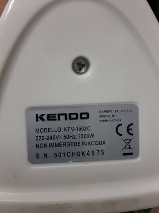 Ferro da stiro a vapore marca kendo