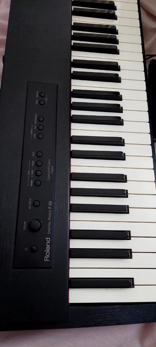 Teclado Roland F20 y pedal