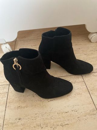Botines mujer negros