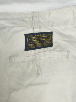 Pantalón largo cargo Vintage Pepe jeans Blanco