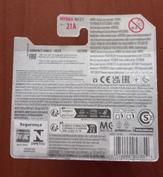 Modellino auto fiat 500e hot Wheels