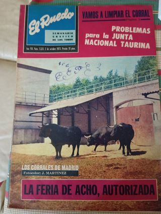 REVISTA DE TOROS EL RUEDO. LOTE COMPLETO..