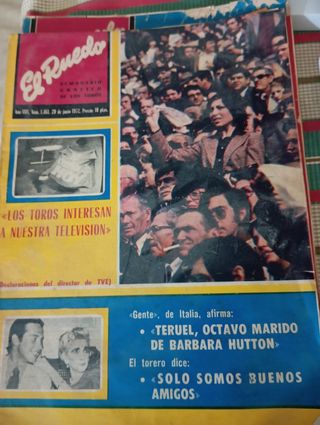 REVISTA DE TOROS EL RUEDO. LOTE COMPLETO..