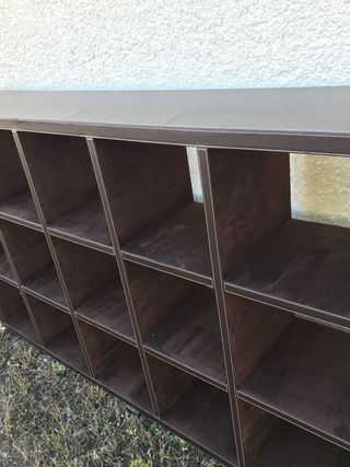 Estanteria de Cuero Marrón