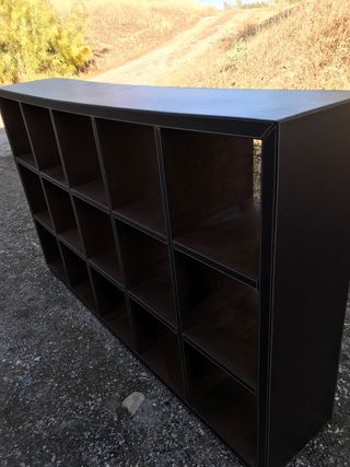 Estanteria de Cuero Marrón