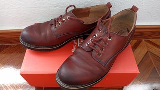 Zapatos tipo Oxford granate