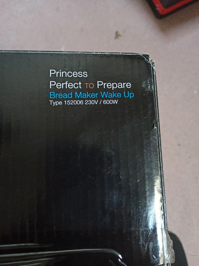Panificadora princess sin usar en su caja