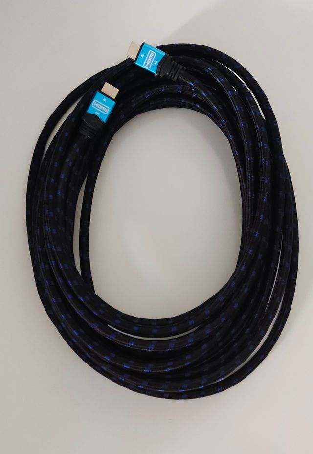 10M Cable HDMI 4K Dorado Nylon 