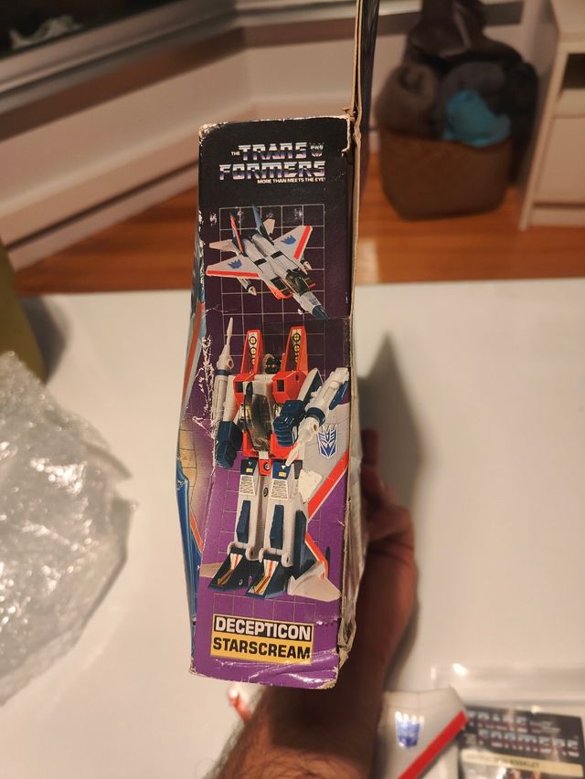 Transformers G1 Starscream 1984 Hasbro