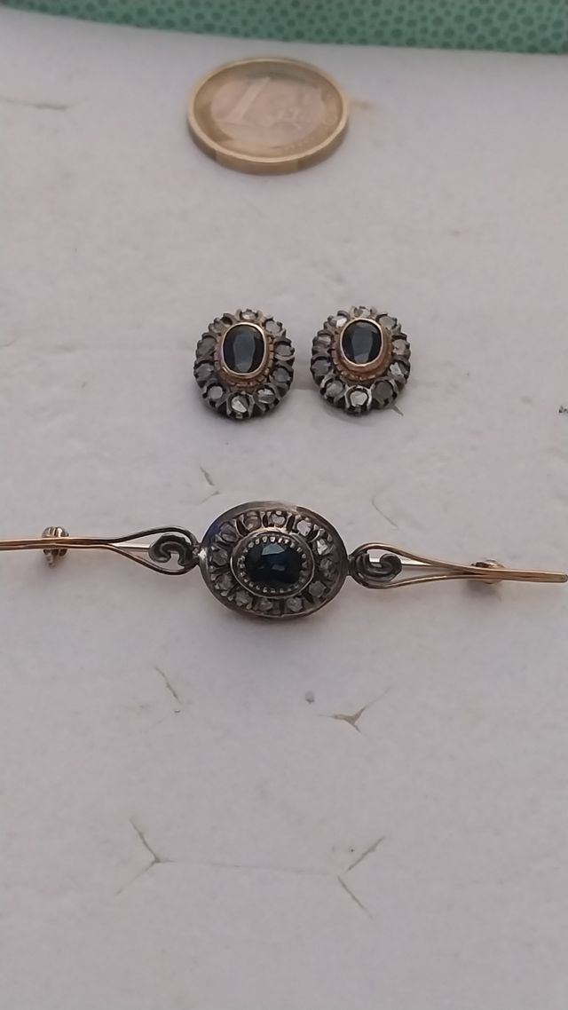 Gioielli oro 750 stile ottocentesco