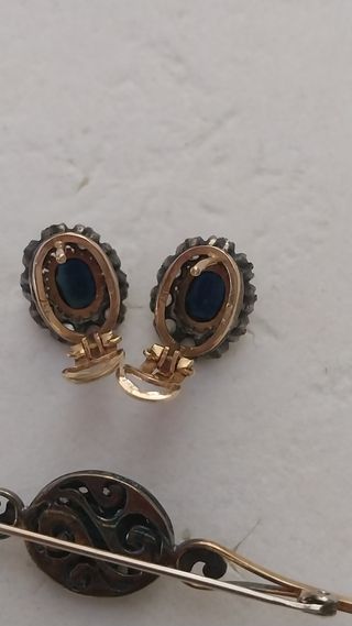 Gioielli oro 750 stile ottocentesco