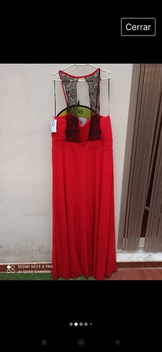 Vestido rojo fiesta
