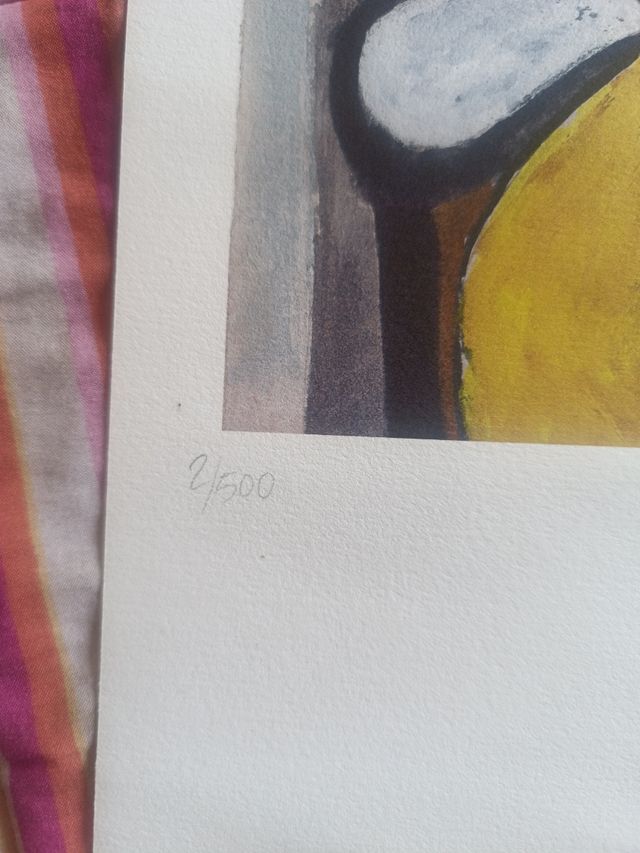 Impresión gráfica Picasso Certificado