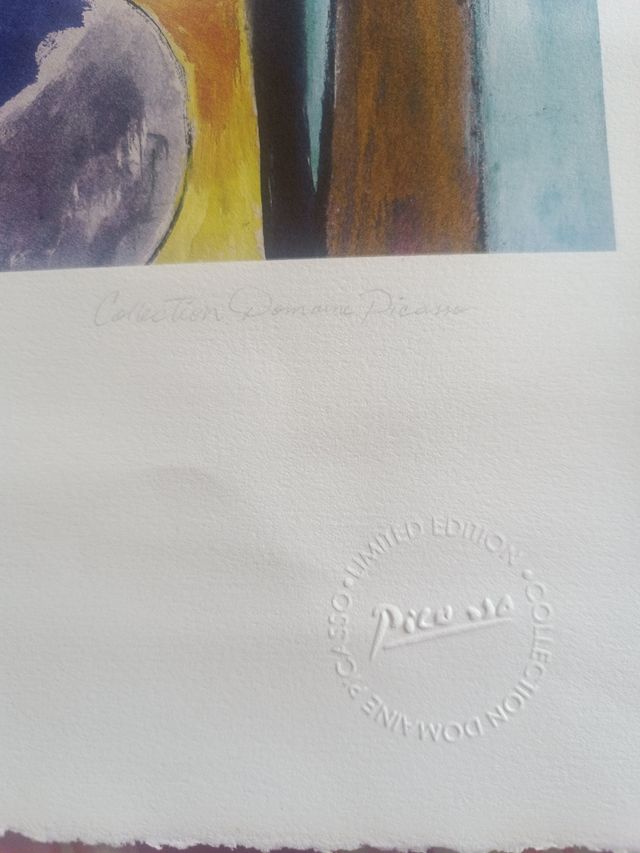 Impresión gráfica Picasso Certificado