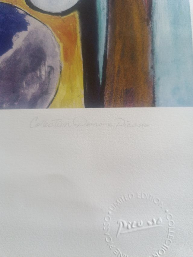 Impresión gráfica Picasso Certificado