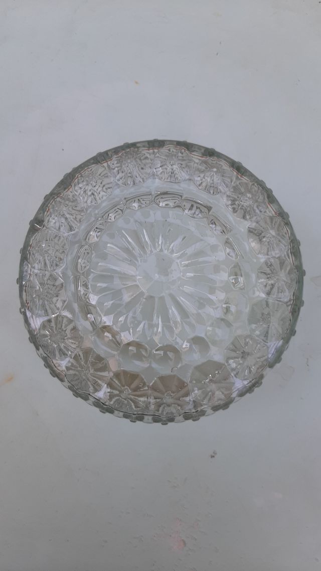 lámpara plafón de cristal vintage