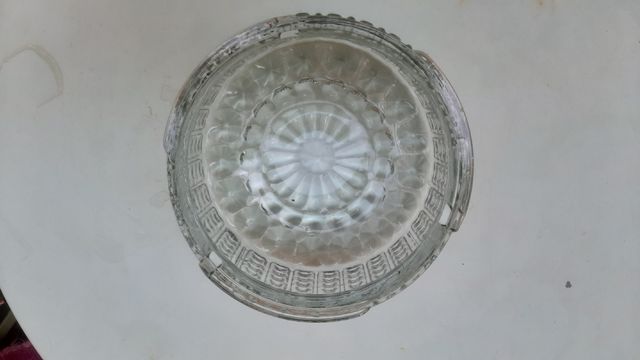 lámpara plafón de cristal vintage