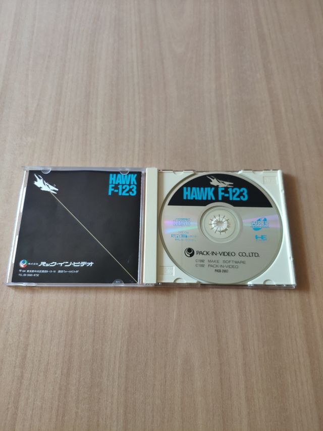 Hawk F-123 Pc Engine, pcengine, pce, hucard