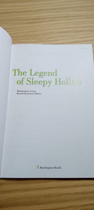 Libro The Legend of sleepy Hollow