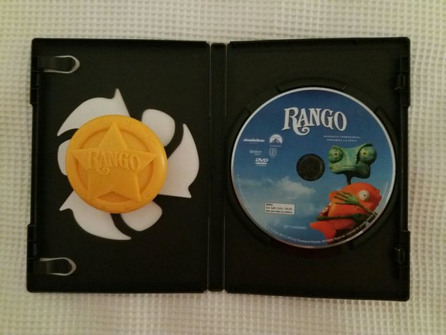 Rango DVD +Placa Sheriff.