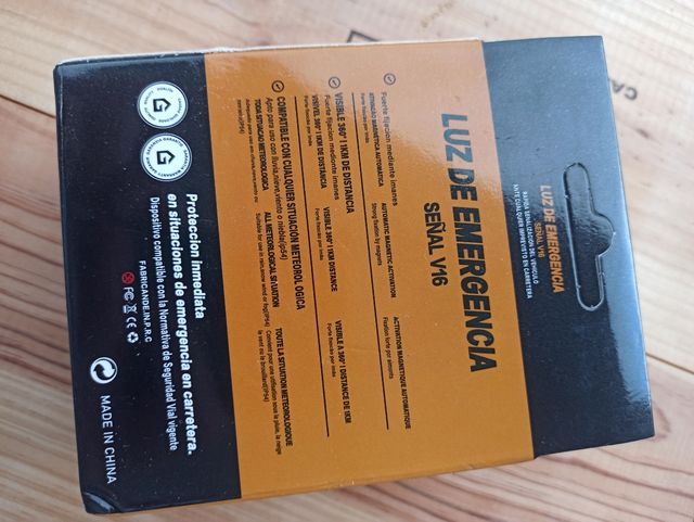 Luz de emergencia para coche