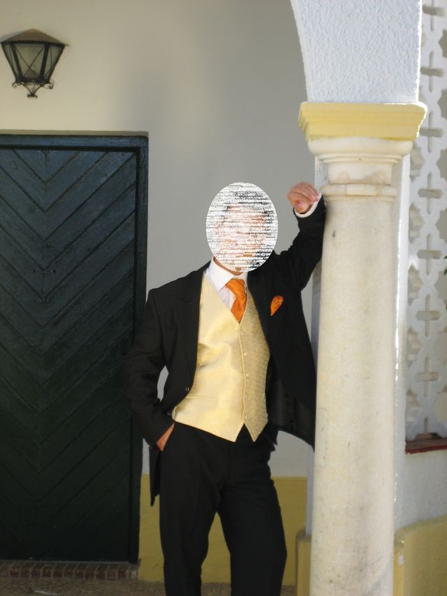 Traje de chaqueta de Boda en Negro Talla 42/50.