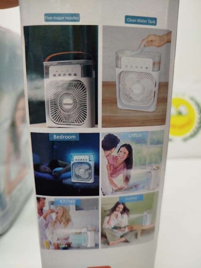 Mini aire humidificador ventilador 