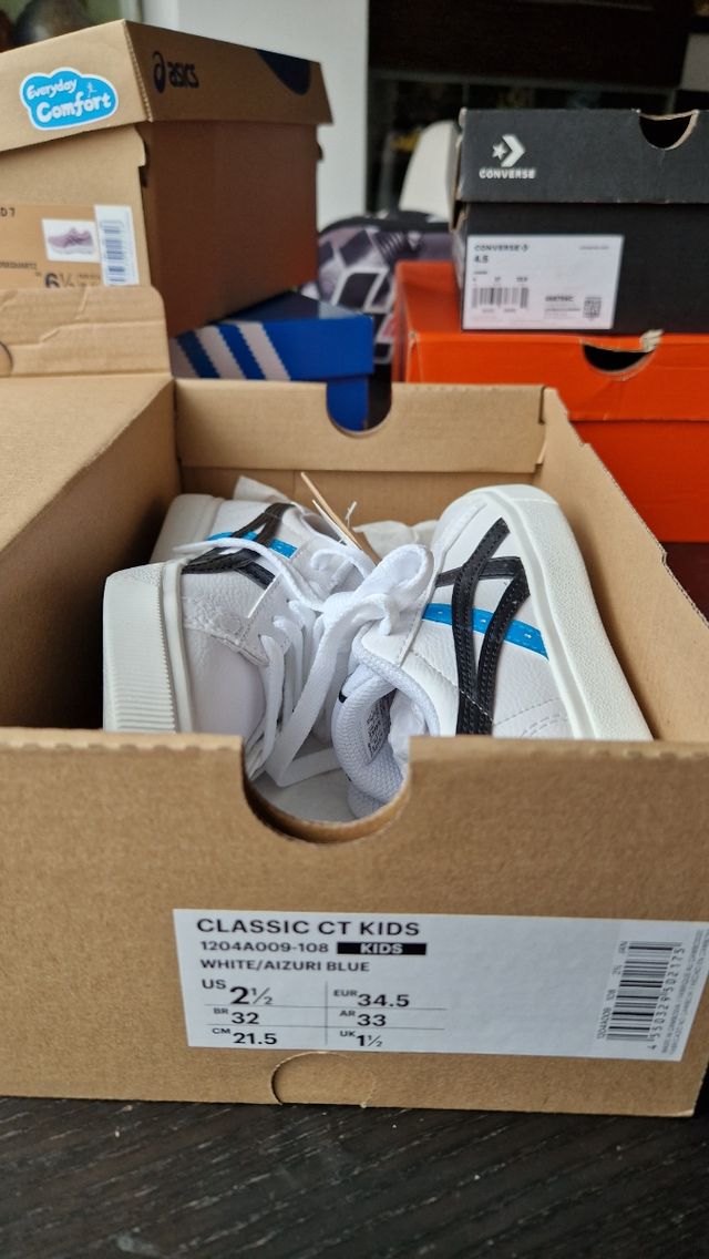 Zapatillas niño asics T-34.5