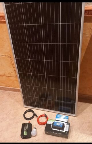 Kit solar 12v 1200w dia inversor 600w