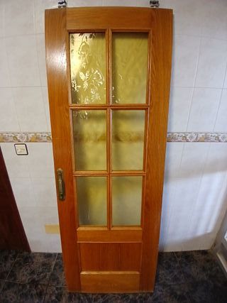 Puerta interior corredera